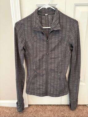lululemon Heathered Charcoal Gray Full‑Zip Jacket